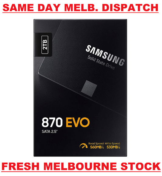 SAMSUNG SSD 870 EVO 2TB Solid State Drive Internal SATA 2.5" MZ-77E2T0BW