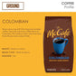 McCafe Colombian Medium Dark Roast Ground Coffee 100% Arabica Beans Kosher 340g