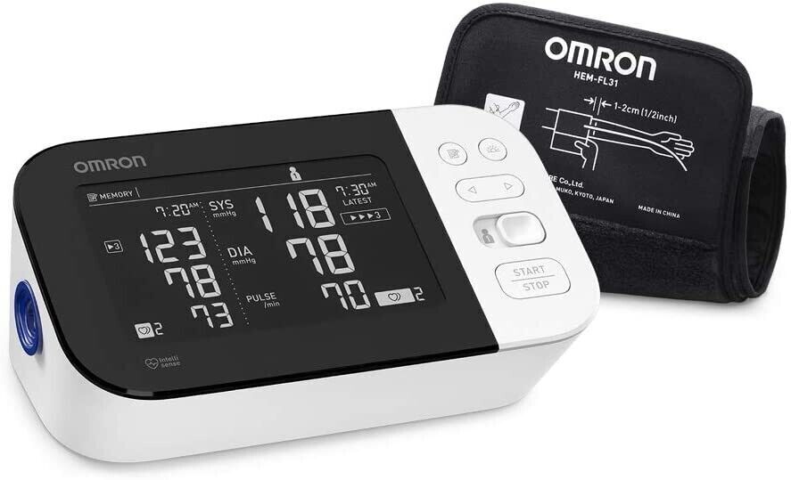 Omron 10 Series BP7450 Bluetooth Wireless Upper Arm Blood Pressure Monitor - NEW