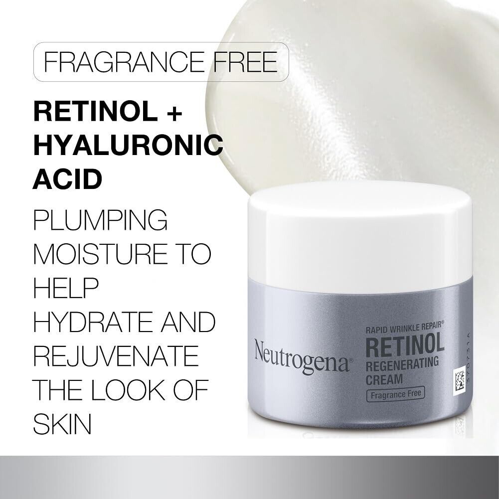 Neutrogena Rapid Wrinkle Repair Retinol Regenerating Cream FRAGRANCE FREE - 48g