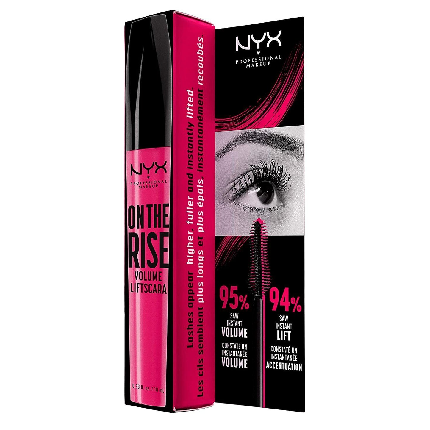 NYX Professional Makeup On The Rise Volume Liftscara Mascara BLACK OTRL01 NEW
