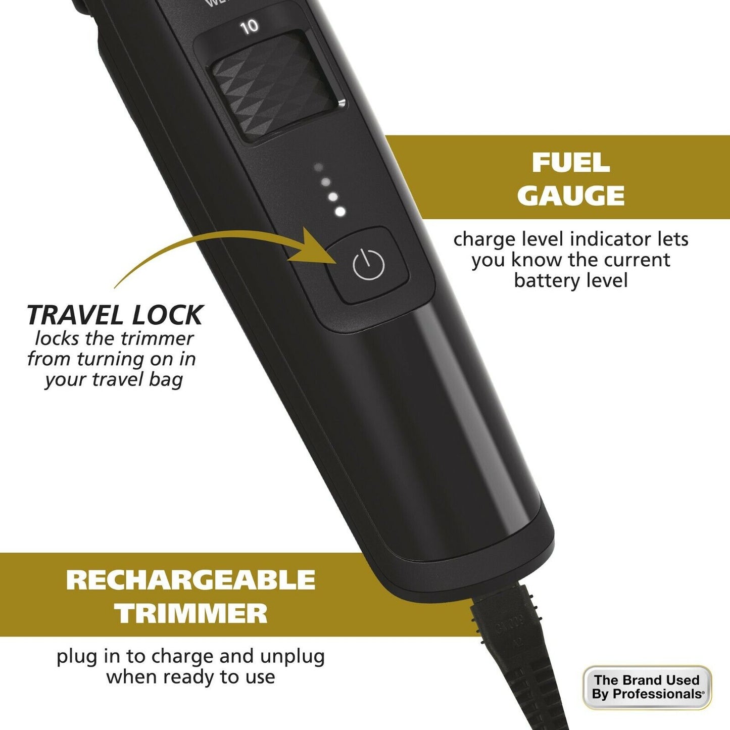 WAHL MANSCAPER Cordless Waterproof Trimmer for Groin and Body Grooming 5618-100