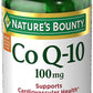 NATURE'S BOUNTY CoQ10 100mg Support Heart Health & Blood Pressure - 75 Soft Gels