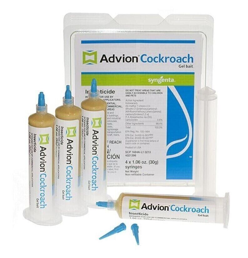 Genuine Syngenta Advion Cockroach Gel German Roach FRESH MELB STOCK 4 x 30g Tube
