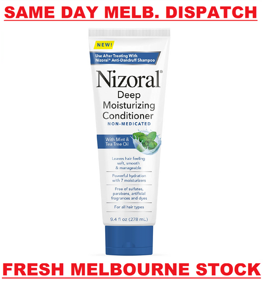 Nizoral Deep Moisturizing Anti Dandruff Conditioner for All Hair Types 278mL NEW