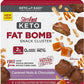 SlimFast Keto Fat Bomb Snack Cluster - 14 Packs x 20g Caramel Nuts & Chocolate
