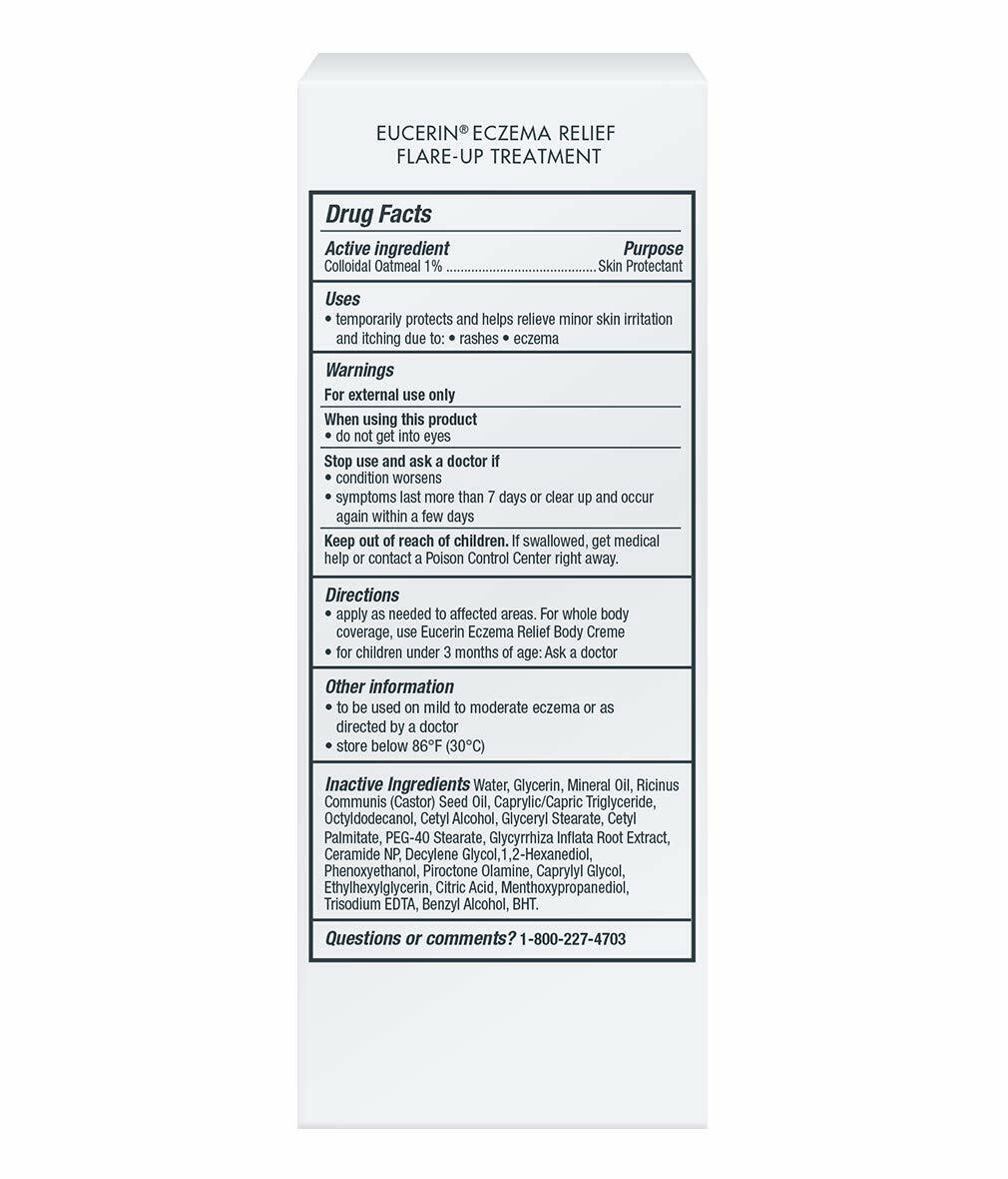 Eucerin Eczema Relief Flare Up Treatment Creme Dry Itchy Skin 57g NEW & SEALED