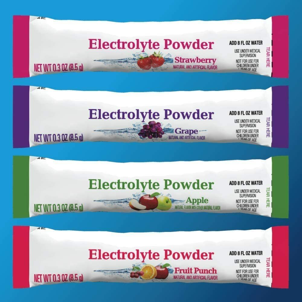 Amazon Basic Care Electrolyte Powder Sports & Hydration Supplement 8 Packets NEW
