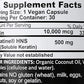 BIOTIN 10000 mcg + KERATIN 500mg HAIR GROWTH VITAMINS REDUCE HAIR LOSS - 30 CAPS