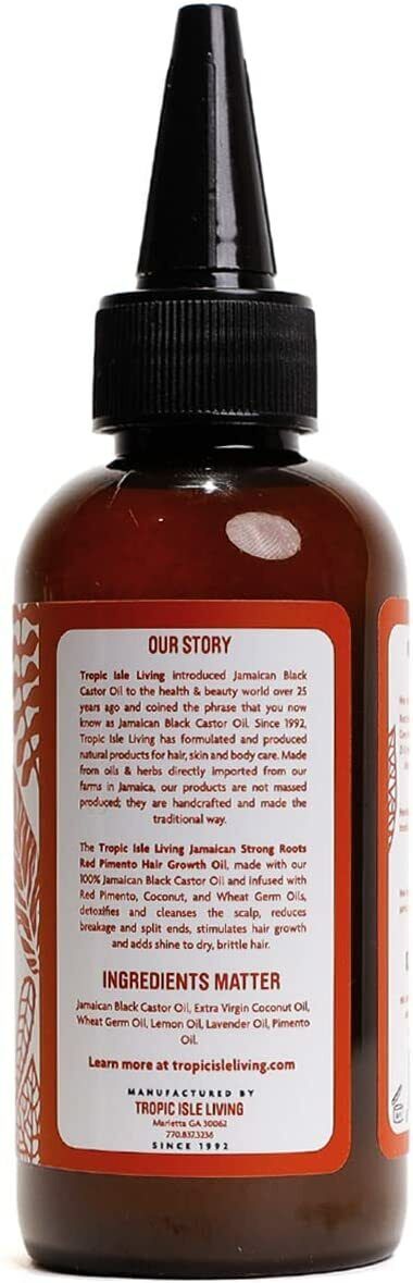 TROPIC ISLE LIVING RED PIMENTO HAIR GROWTH OIL STRONG ROOTS - FREE EXPRESS POST