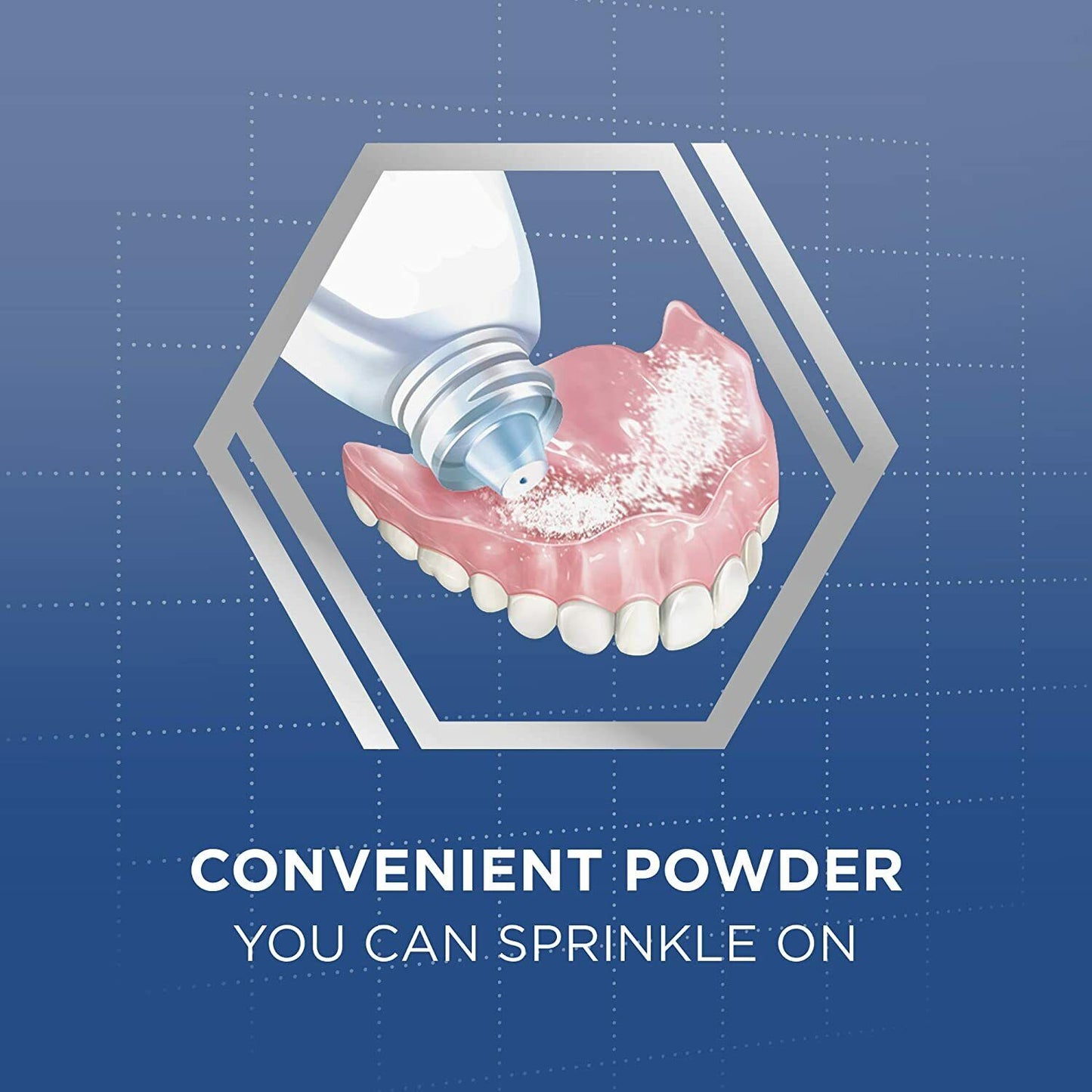 Super Poligrip Extra Strength Denture Adhesive Powder 45g ZINC FREE MELB STOCK