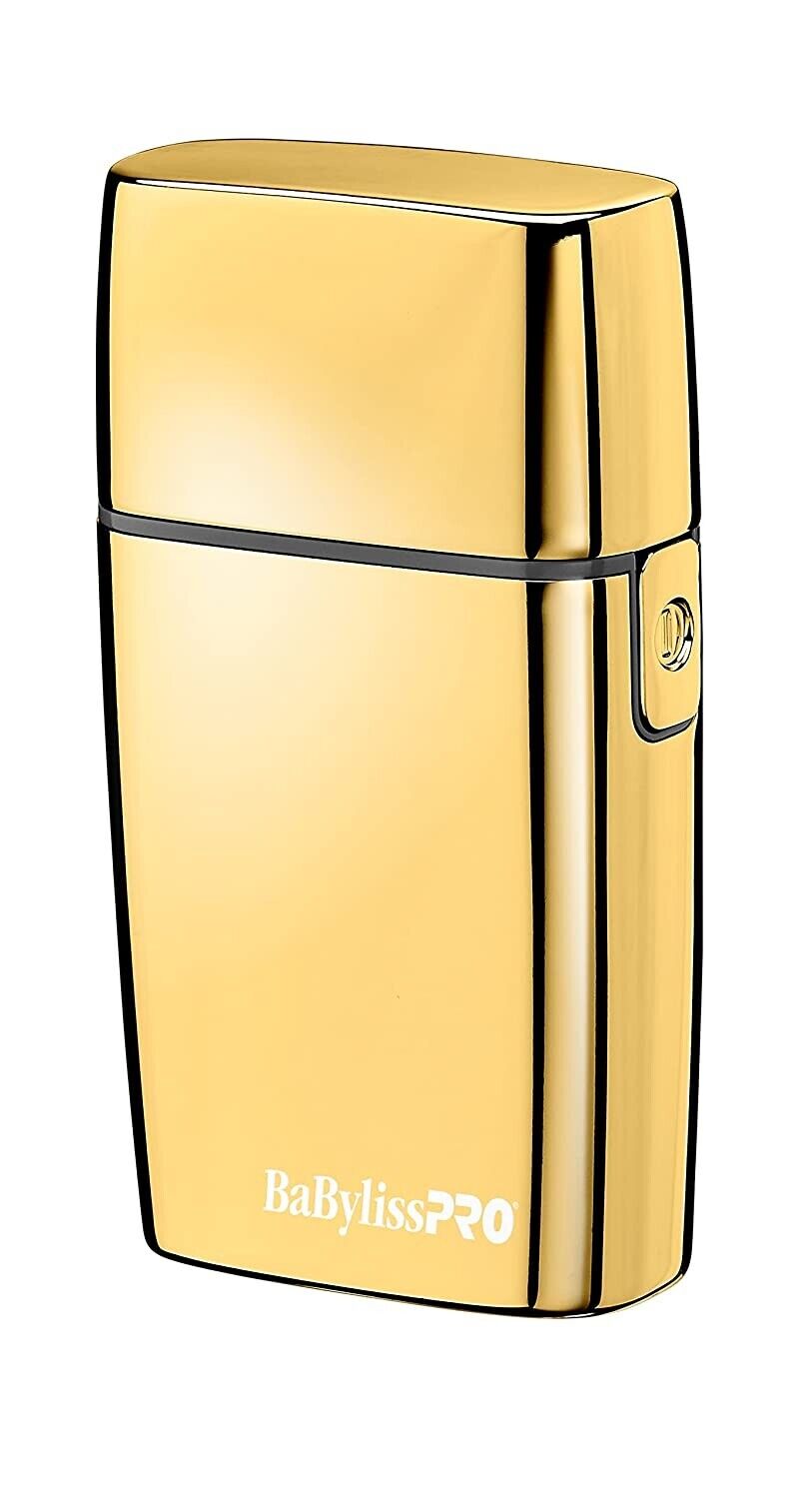 BabylissPRO GOLDFX Collection Lithium Outliner Trimmer + Double Foil Shaver GOLD