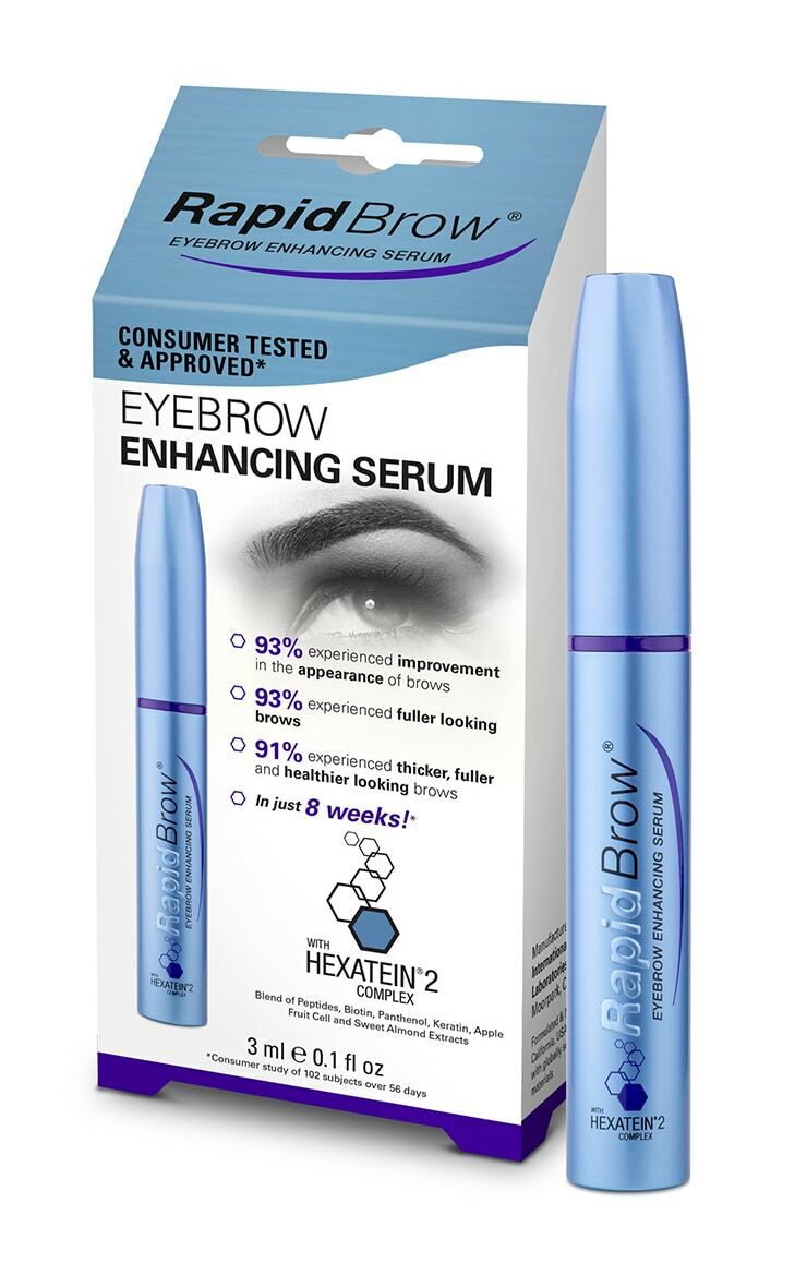 GENUINE RapidLash Rapidbrow Eyebrow Enhancing Serum 3ml Hexatein 2 Complex AUS
