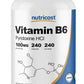 Nutricost Vitamin B6 100mg 240 Caps PMS MORNING SICKNESS - FREE EXPRESS POST