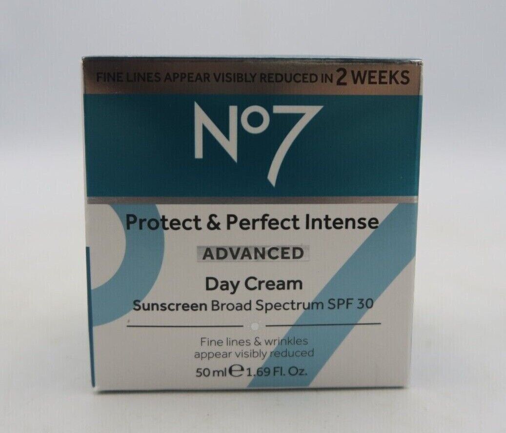 No7 Protect & Perfect INTENSE Advanced Day Cream Anti Aging SPF30 50ml BRAND NEW