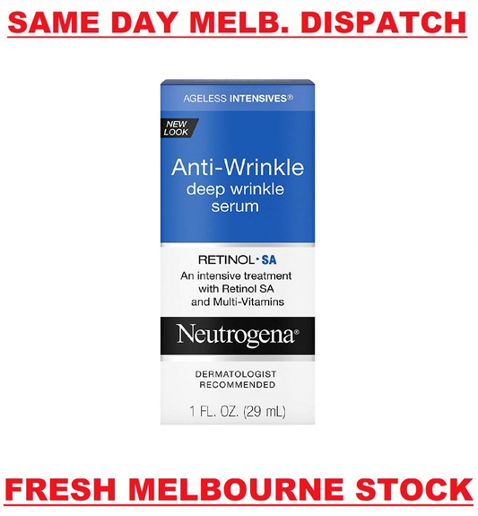 Neutrogena Anti Wrinkle Serum Retinol SA Multivitamin Anti-Ageing Skin Care 29mL