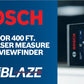 BOSCH Blaze GLM400C 400ft 120m LASER DISTANCE MEASURER Digital Viewfinder Camera