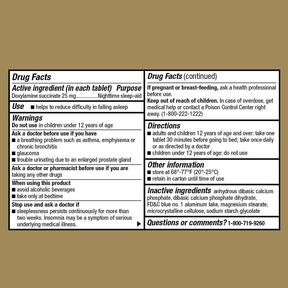 Sominex Good Sense Sleep Aid Tablets Doxylamine Succinate 25 mg 32 TABLETS NEW