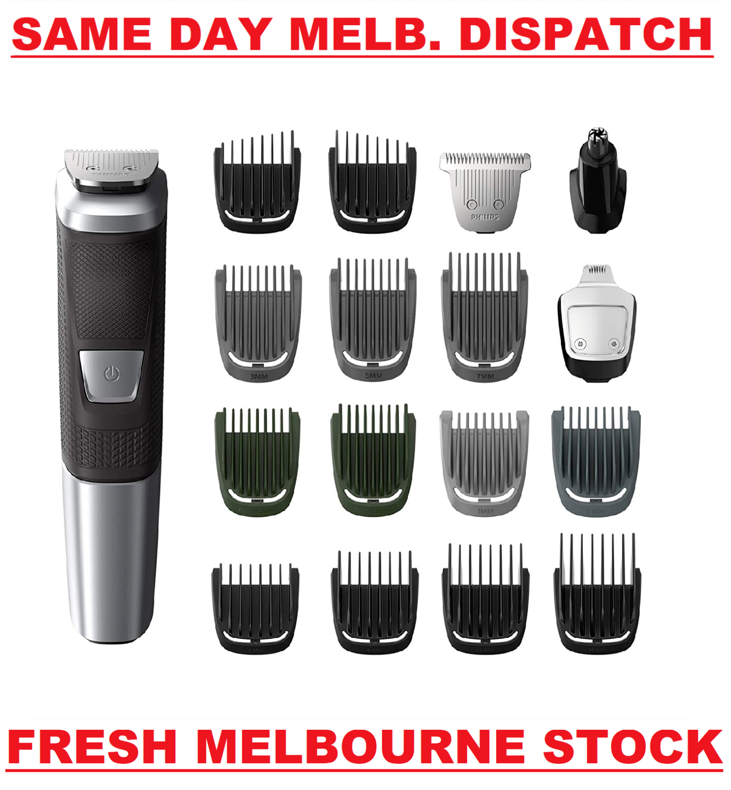 Philips Norelco Multigroom 5000 All-in-One Trimmer 18 Pieces Face Body MG5750/49