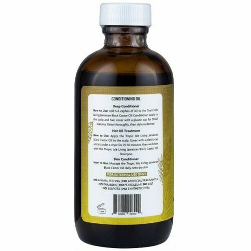 TROPIC ISLE LIVING JAMAICAN BLACK CASTOR OIL Hair Growth 118mL - FREE EXPRESS