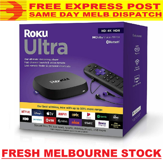 2020 Roku Ultra 4800R UHD HDR Player for NETFLIX PLEX AMAZON PRIME VIDEO DISNEY+