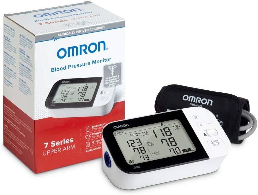 Omron 7 Series BP7350 Bluetooth Wireless Upper Arm Blood Pressure Monitor