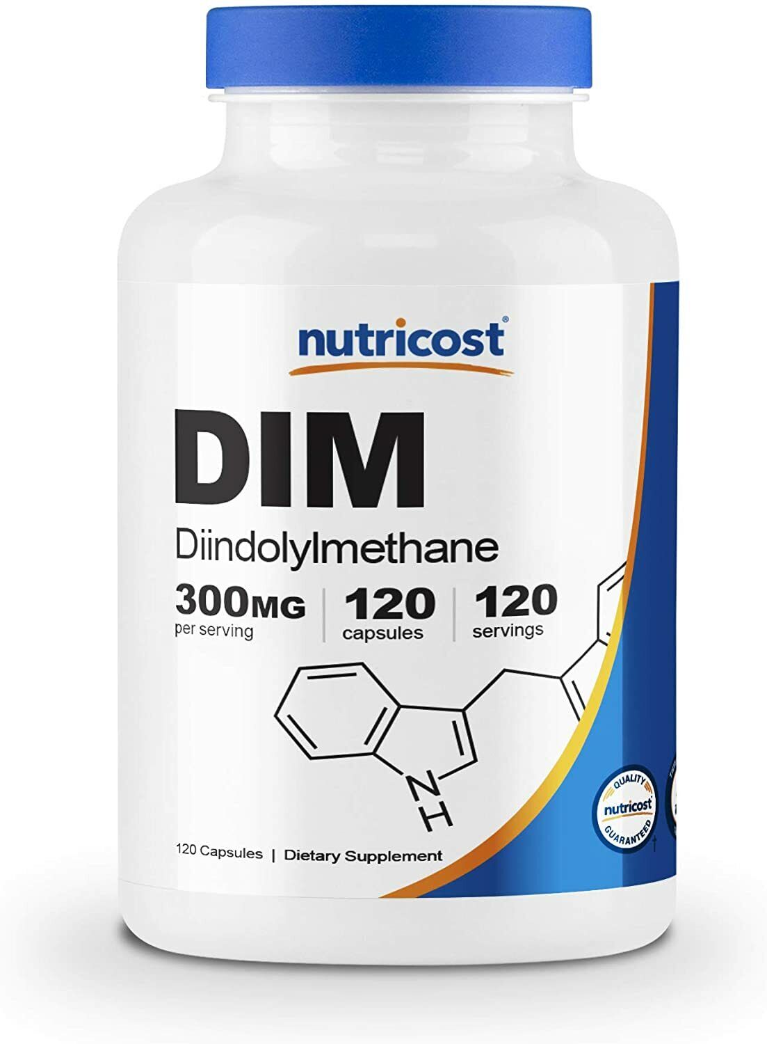 Nutricost DIM Diindolylmethane 300mg 120 Caps MAXIMUM STRENGTH MEGA VALUE PACK!