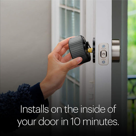 August Wi-Fi Smart Lock & Keypad Bundle 4th Gen Keyless Door Built-In WIFI BLACK