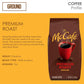 McCafe Premium Roast Medium Ground Coffee - 100% Arabica Beans Kosher - 340g NEW