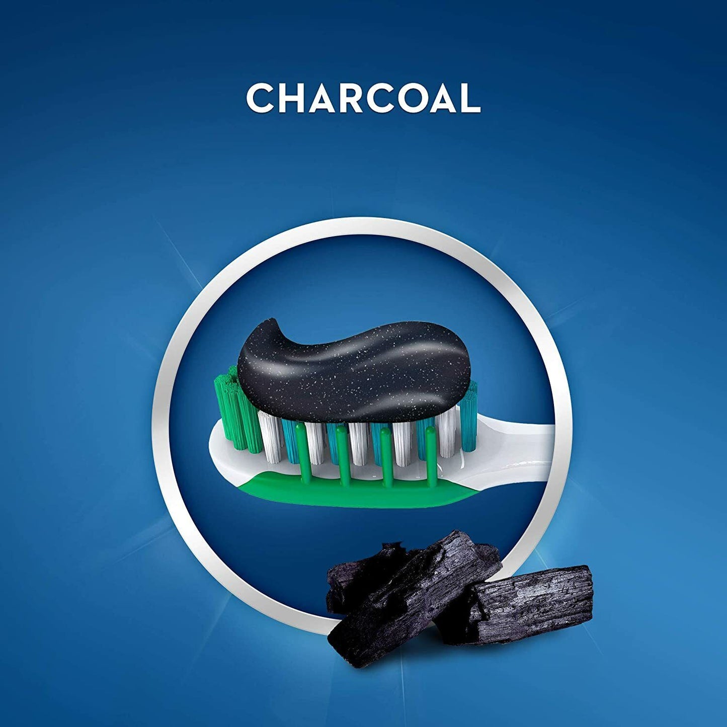 Crest 2 x 116g Pack 3D White Luxe Brilliance Charcoal Teeth Whitening Toothpaste