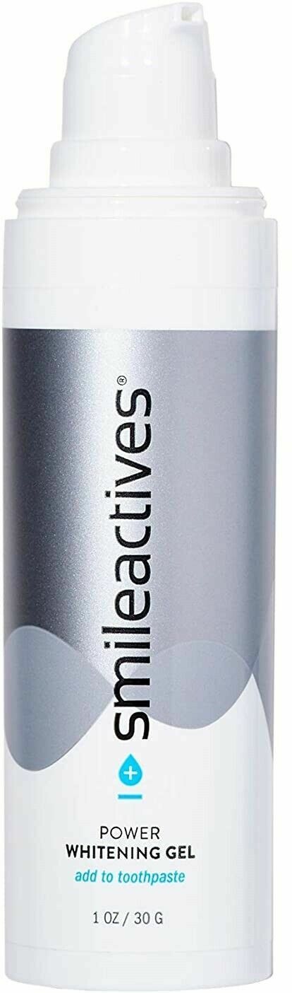 Smileactives Power Teeth Dental Whitening Gel - Whiter & Brighter Smile 30g NEW