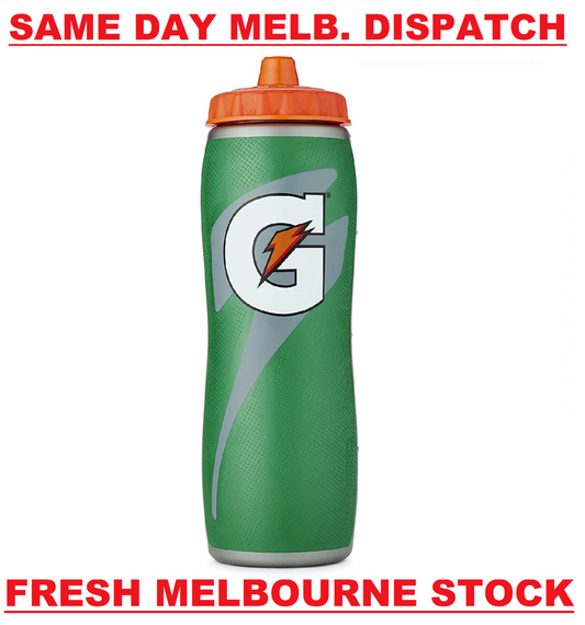 Gatorade Sports Drink Water Bottle 32oz Gator-Skin Easy Grip Leak Proof BPA FREE