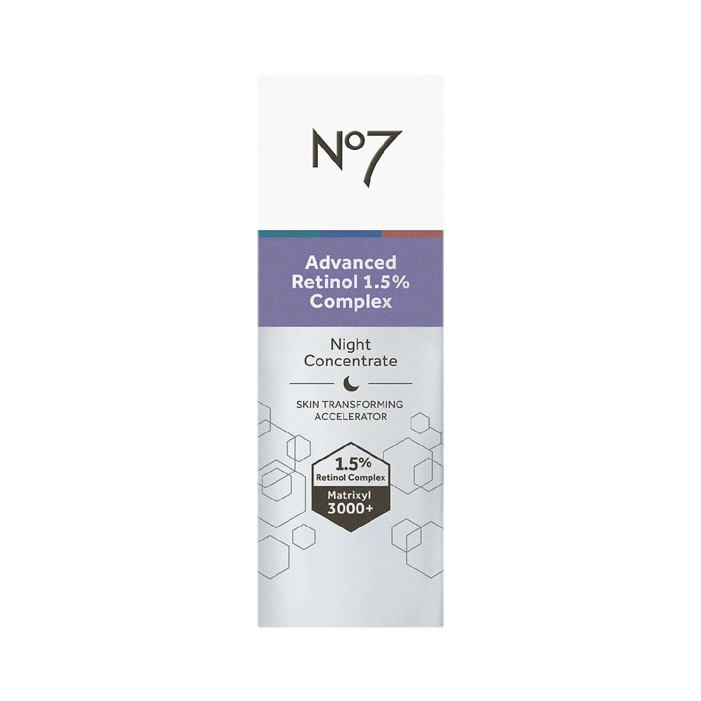 Boots No7 Advanced Retinol 1.5% Complex Night Concentrate Anti Aging Cream 30mL