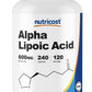 Nutricost Alpha Lipoic Acid 600mg 240 Caps PREMIUM Quality VALUE PACK MELB STOCK