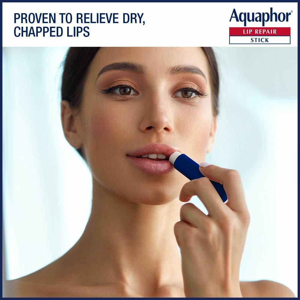 Aquaphor Lip Repair Stick - 2 Pack - Soothes Dry Chapped Lips - NEW & SEALED