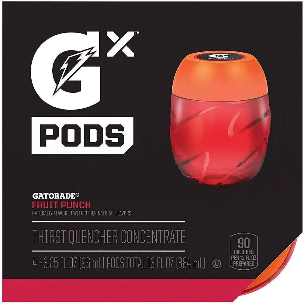 Gatorade GX Pods Electrolyte Concentrate - Variety Pack - 16 x 96mL (makes 14L)