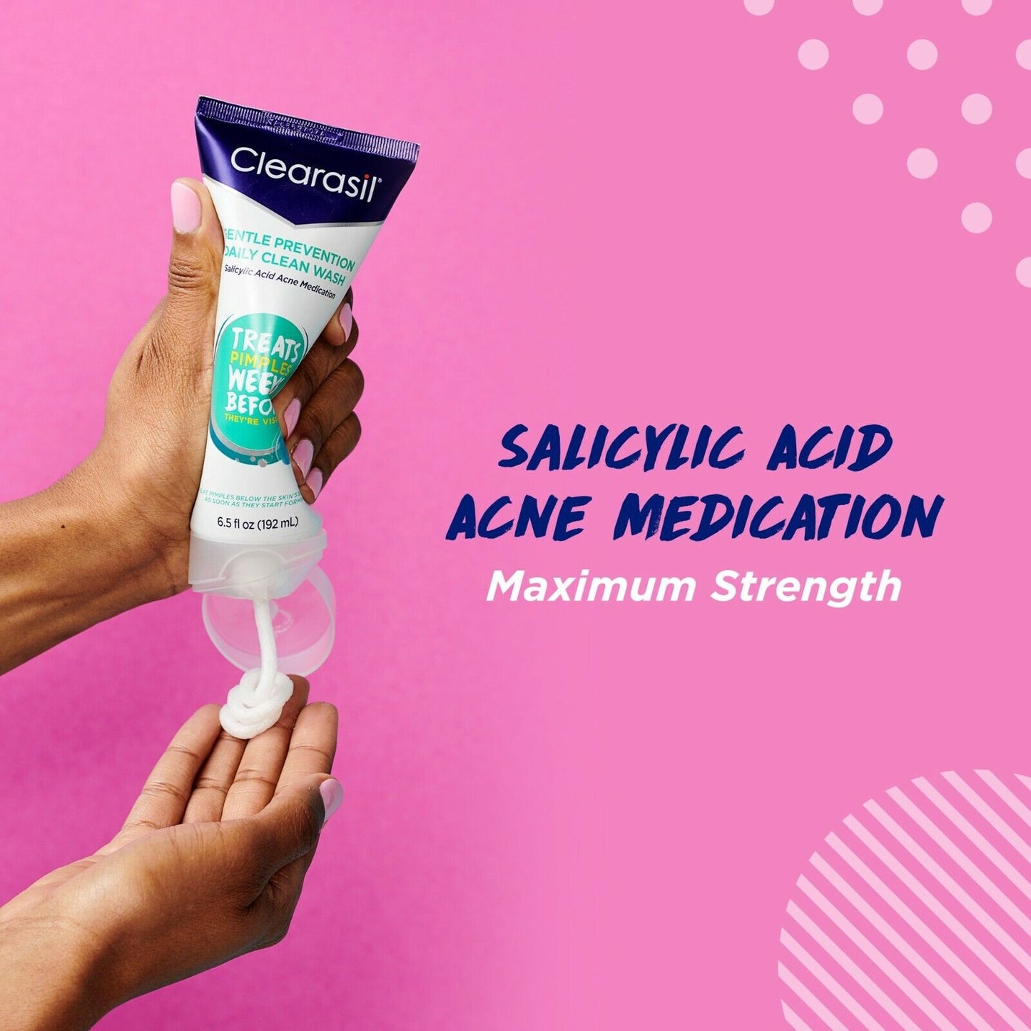 Clearasil Gentle Prevention Daily Clean - Salicylic Acid 1% Acne Face Wash 192mL