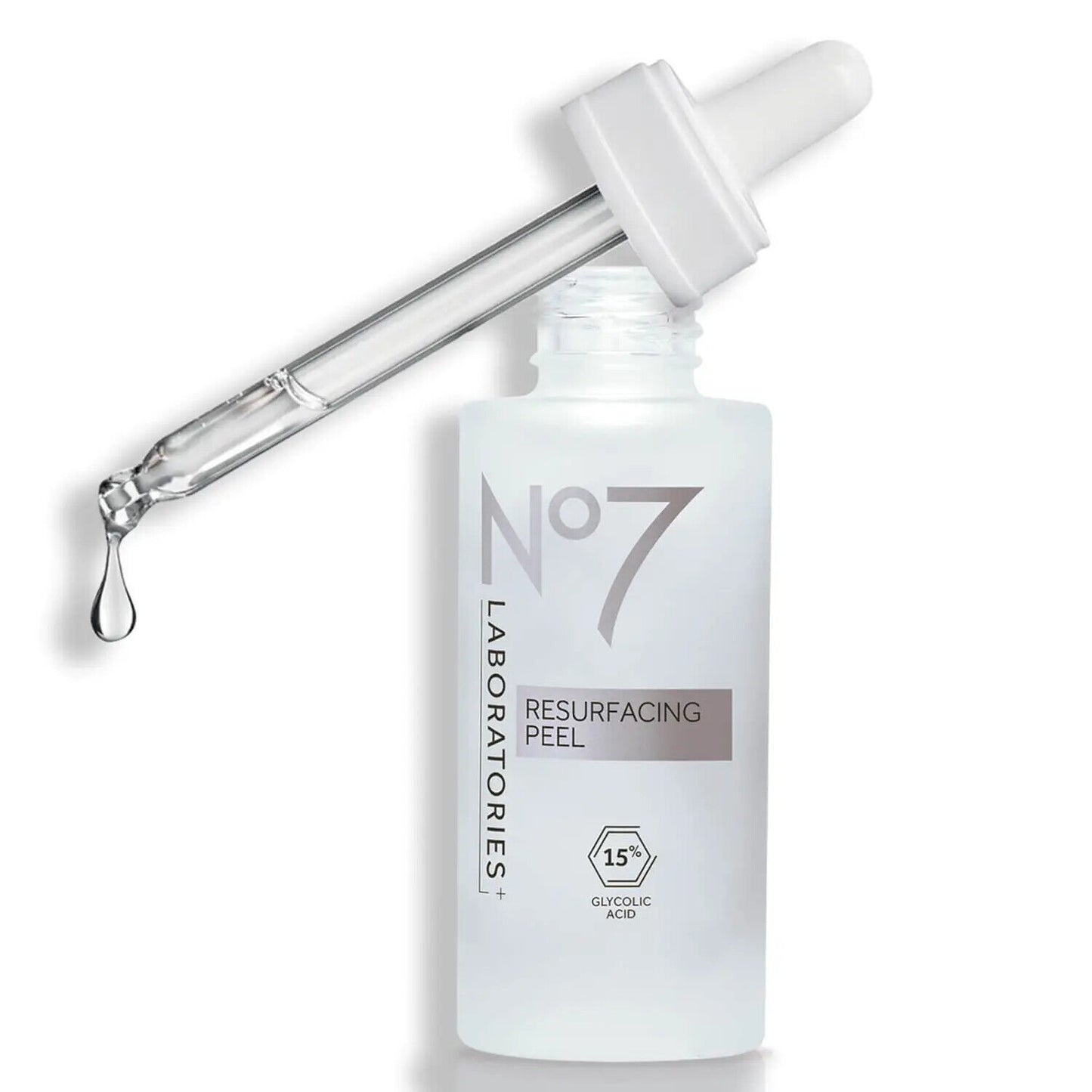 No7 Laboratories RESURFACING PEEL 15% Glycolic Acid SMOOTHER BRIGHTER SKIN 30mL