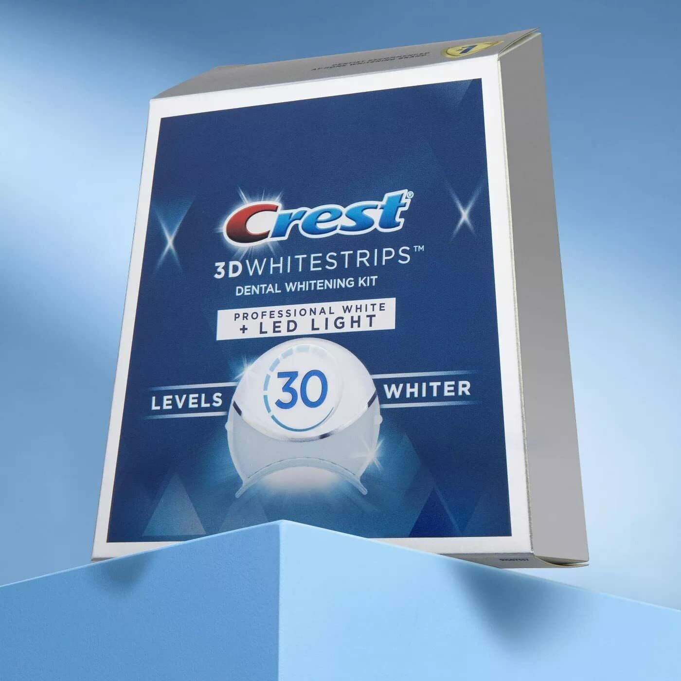 Crest 3D Whitestrips Professional White Levels 38 Strips 19 Treatments LED LIGHT