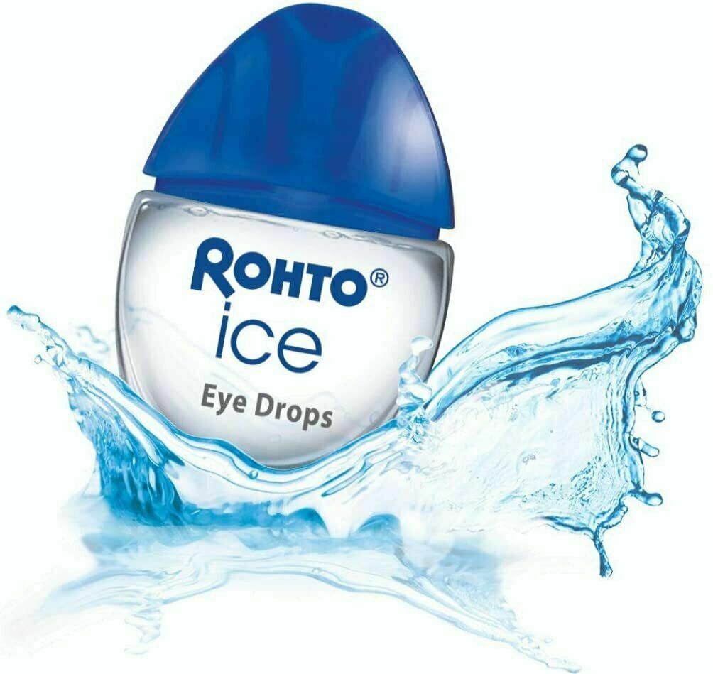 ROHTO ICE ALL-IN-ONE MULTI SYMPTOM RELIEF COOLING EYE DROPS 13ML FREE EXPRESS