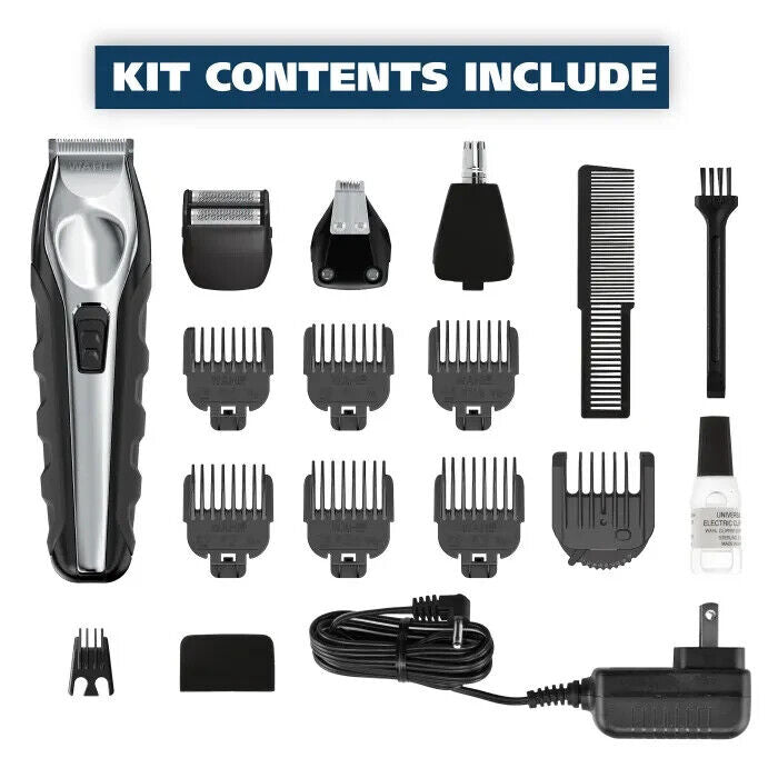 Wahl Clipper All-In-One Lithium Ion Men's Facial Hair Beard Trimmer #9888-600