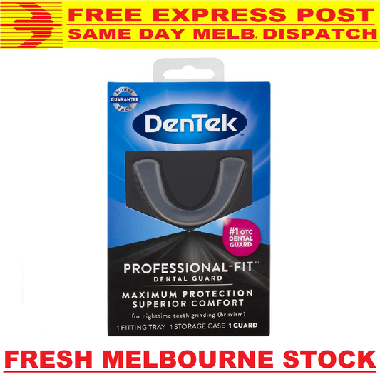 DENTEK MAXIMUM PROTECTION DENTAL GUARD FOR TEETH GRINDING BRUXISM - FREE EXPRESS