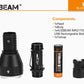 AceBeam W30 2.4km Ultra-Throw Distance White Laser LEP Torch Flashlight 6500K