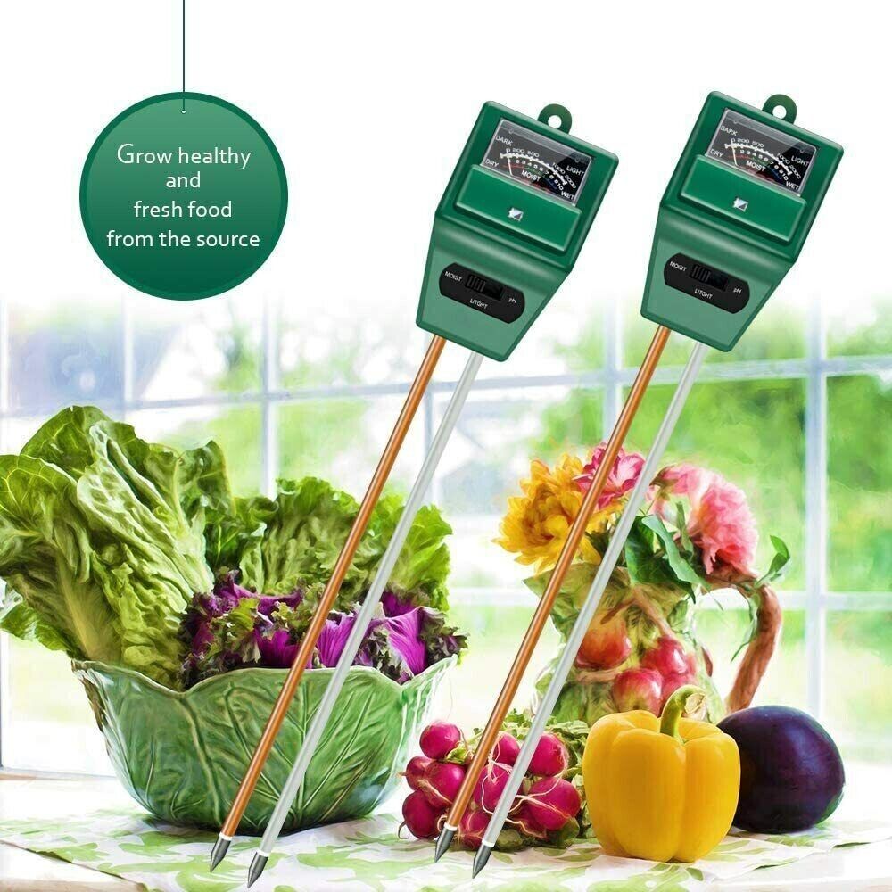 Sonkir Soil pH Meter MS02 3-in-1 Soil Moisture/Light/pH Tester 2 PACK BRAND NEW
