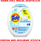 Tide PODS Laundry Detergent Liquid 96 Pacs Capsules Free & Gentle - Scent Free