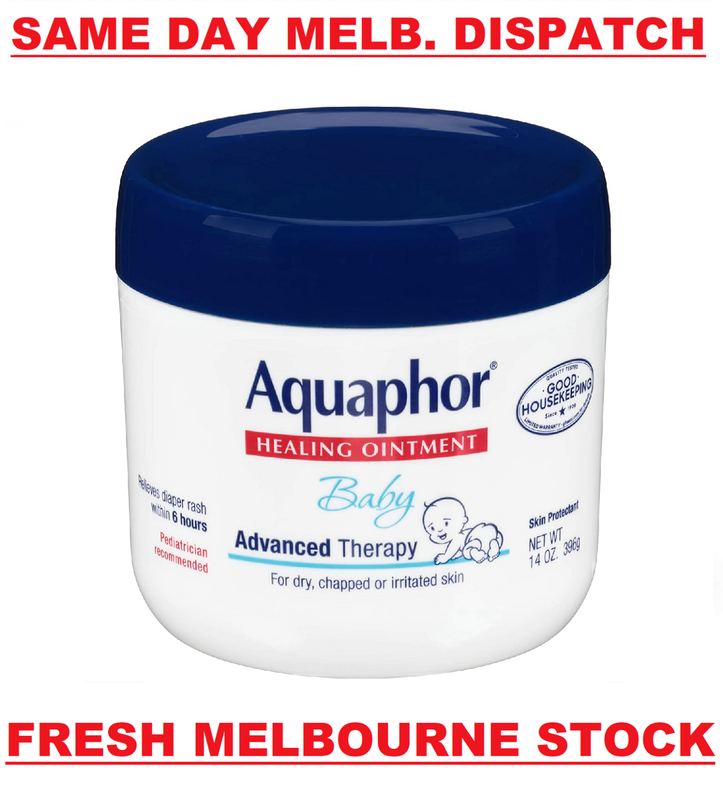 Eucerin Aquaphor Baby Healing Ointment - Advanced Therapy Skin Protectant 396g
