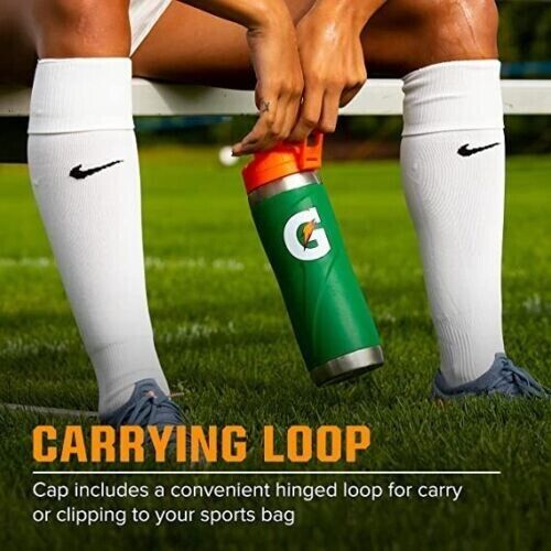 Gatorade Stainless Steel Bottle - DOUBLE WALL INSULATION BPA FREE 768mL - WHITE