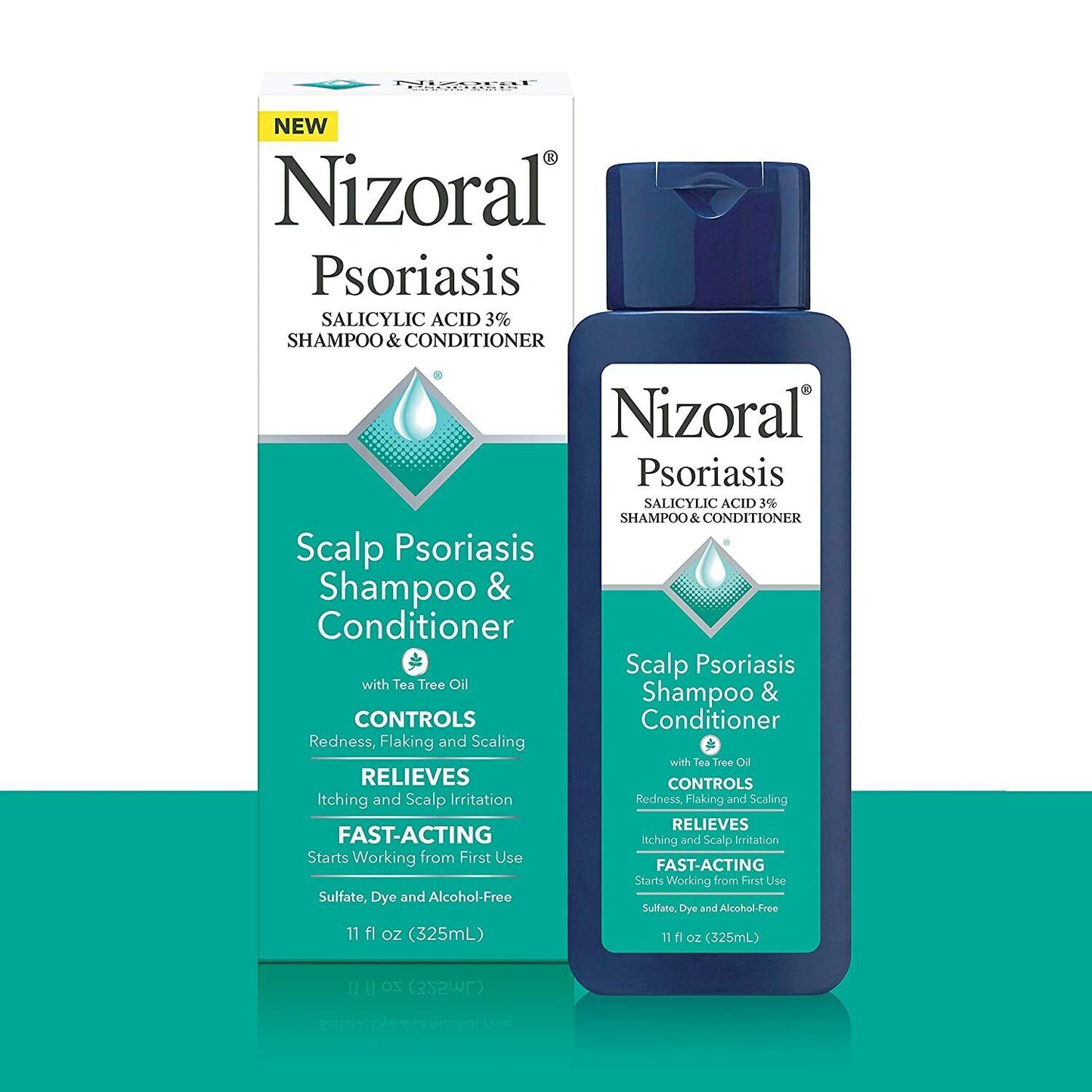 Nizoral Scalp Psoriasis Shampoo & Conditioner Itchy Dry Eczema Relief 325mL NEW