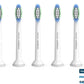 GENUINE Philips SONICARE C1 HX6015/03 Replacement Toothbrush Head WHITE - 5 PACK