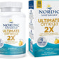 NORDIC NATURALS Ultimate Omega 2X 2150mg EPA/DHA Fish Oil - 60 Soft Gels Lemon